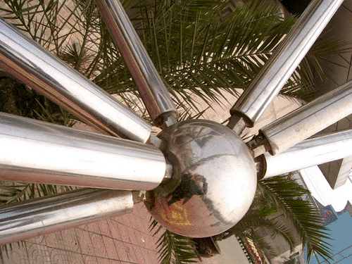 江门不锈钢螺栓球网架